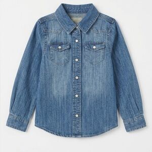 NEW POLO RALPH LAUREN KIDS' LONG SLEEVE PLAIN SHIRT Size 5